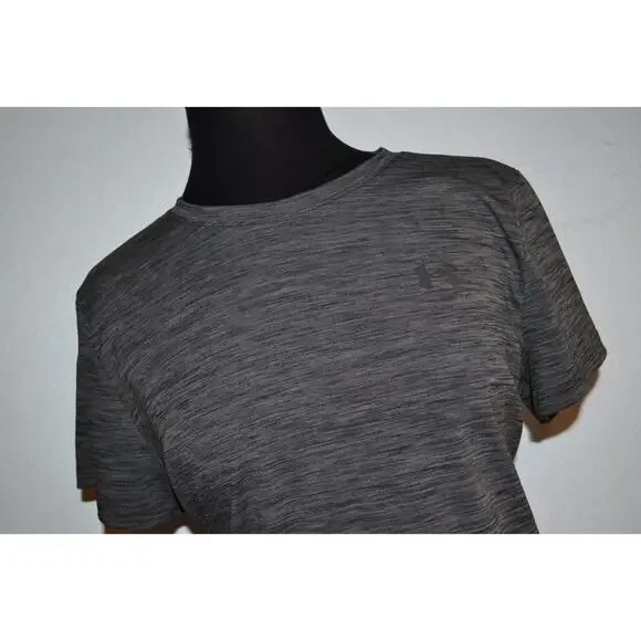 25326 Under Armour Gym Shirt Size XL Womens Gray Polyester Performance - Picture 5 of 7